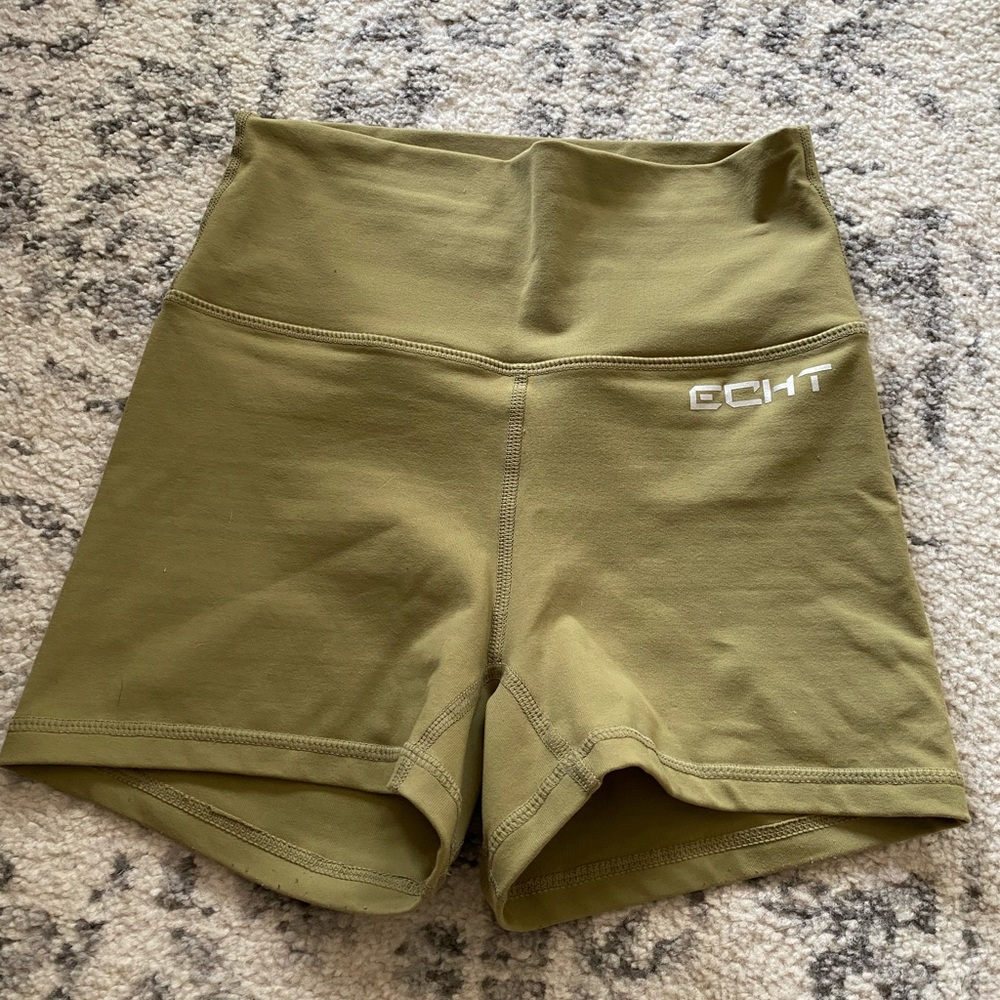 Echt Green Workout Shorts